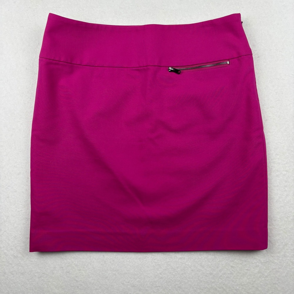 Ann Taylor Pencil Skirt Womens 4 Straight Zip Pocket‎ Professional